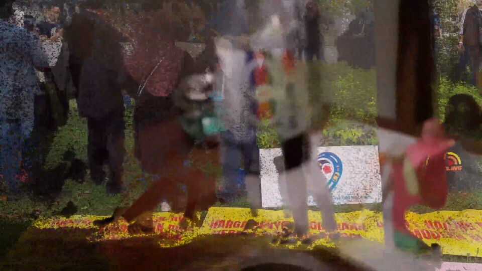 composite image of protest and protest preparation